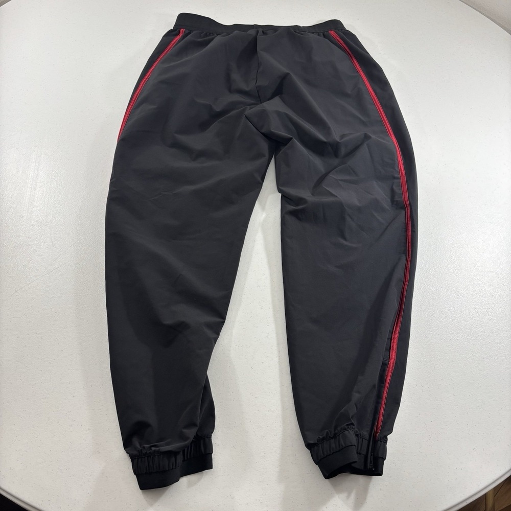 Indiana Hoosiers Adidas Team Athletic Pants Black Red Adult XLT Tall Jogger EUC! - Picture 3 of 13